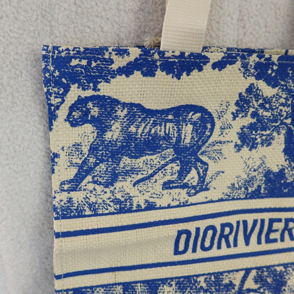Christian Dior Dioriviera GWP Straw Tote - Picture 6 of 10